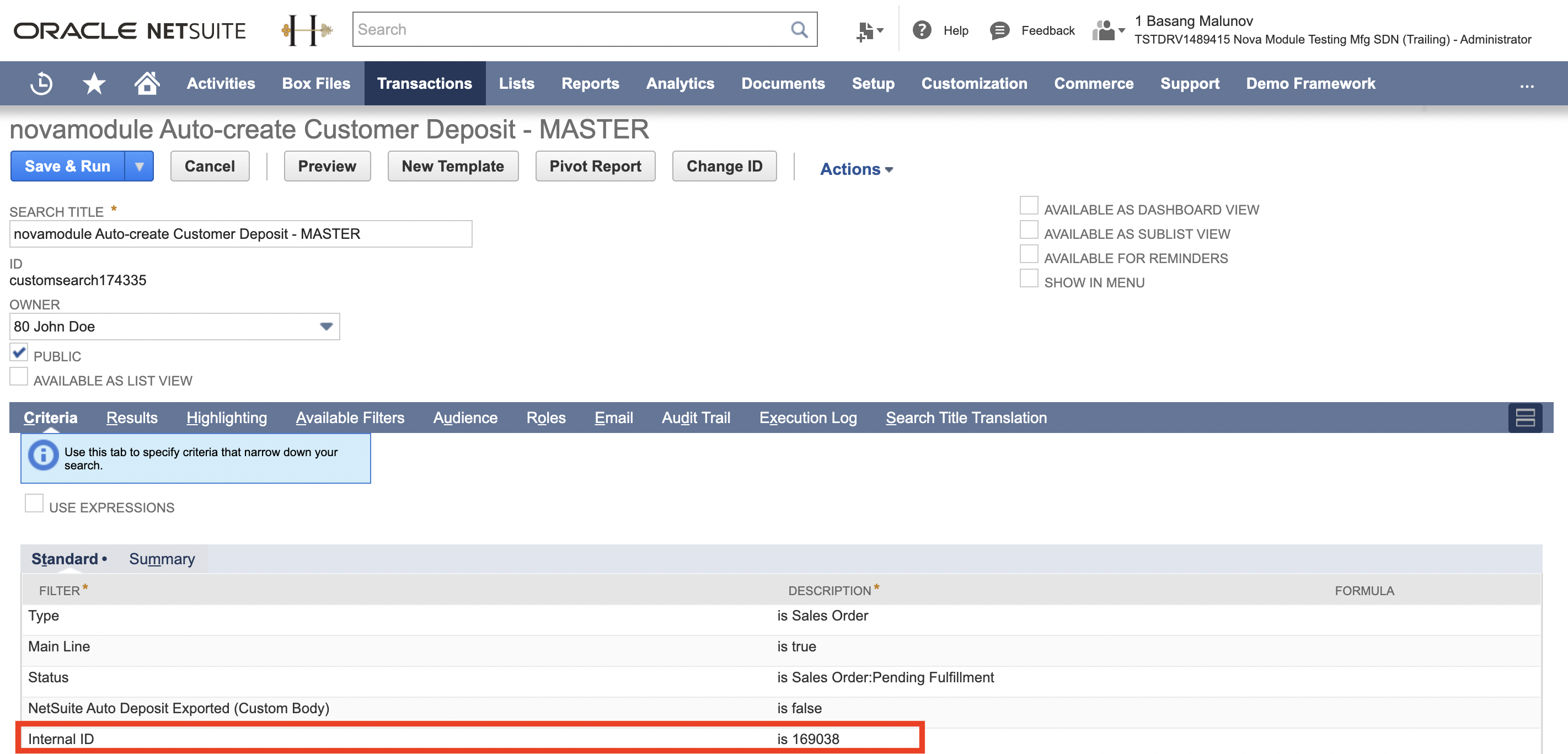Configure Invoice Flow Nova Module Help