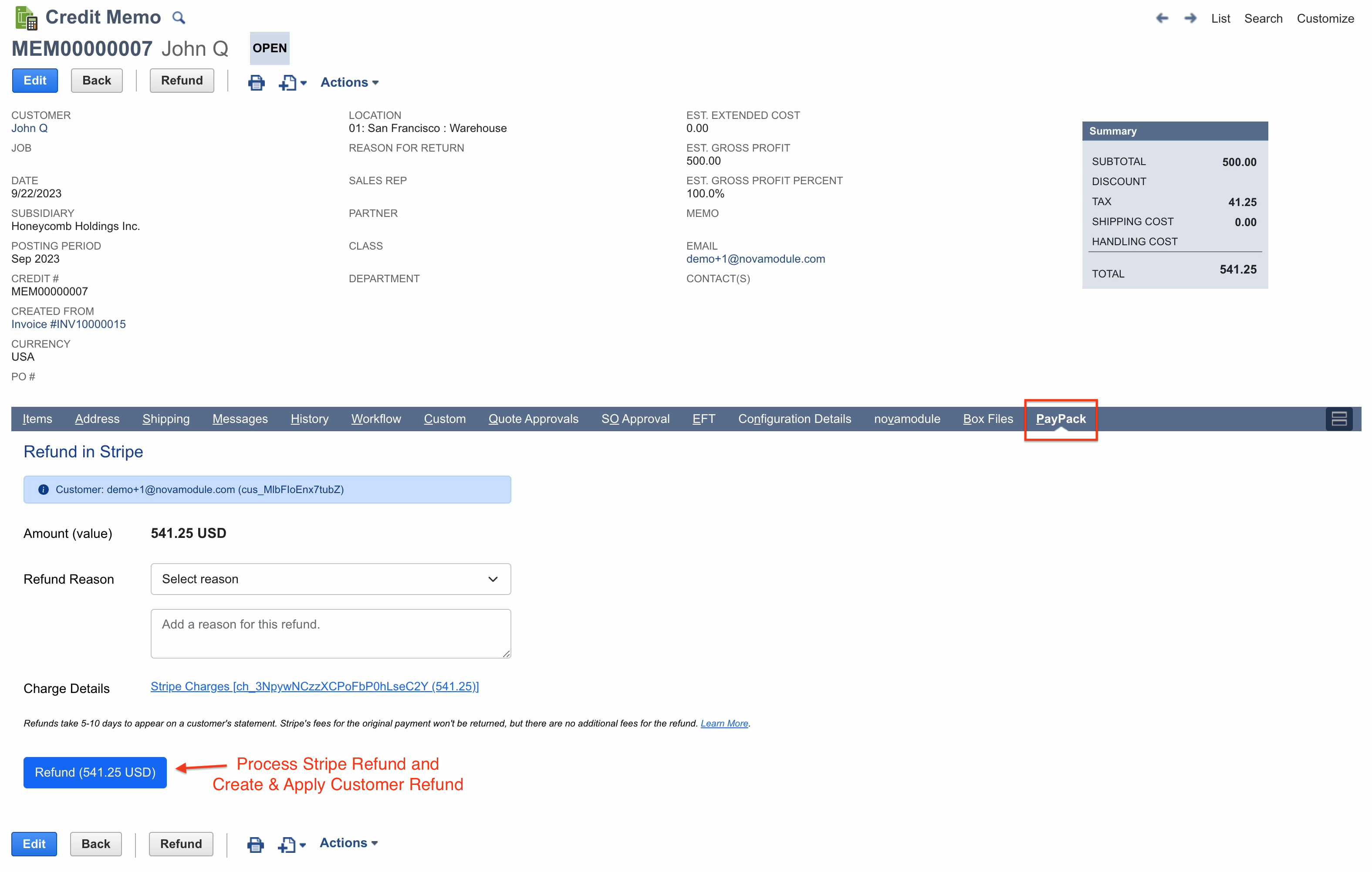 PayPack Credit Memo Refund.png