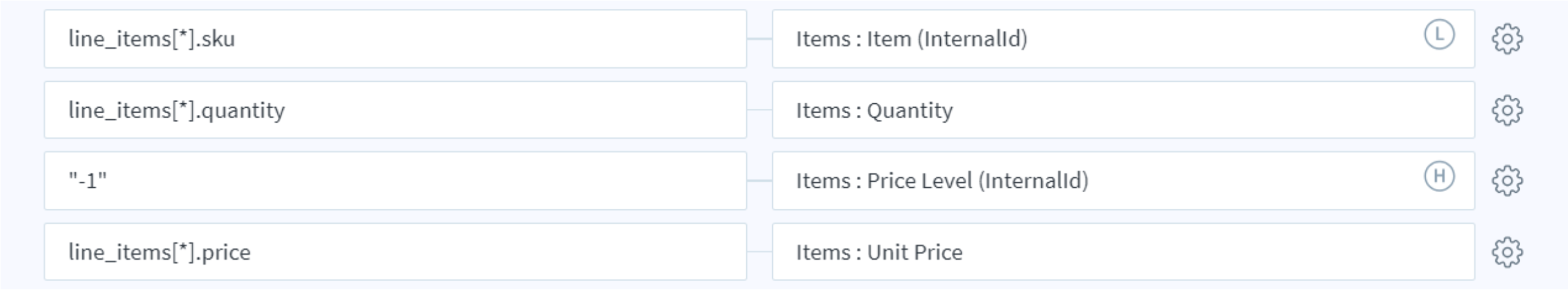 Celigo Integrator Item Line Level Mappings.png